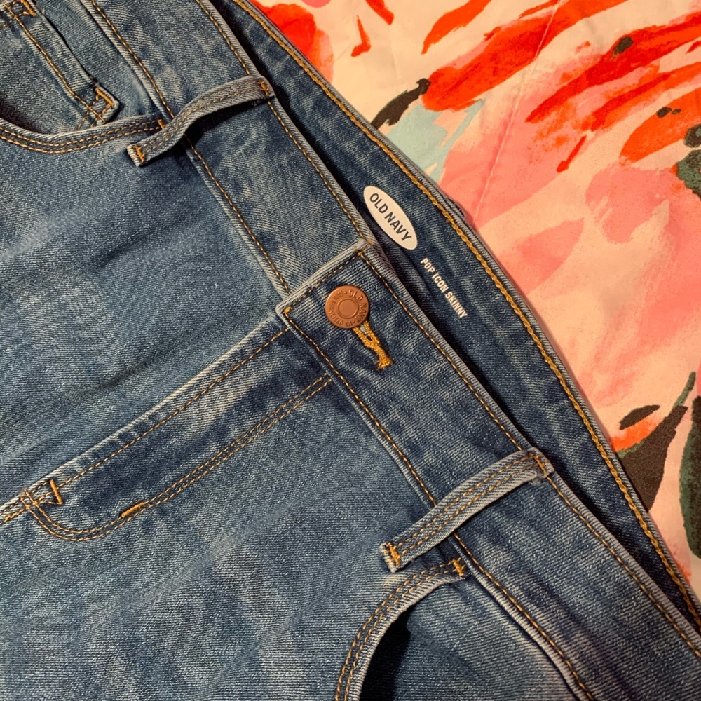 Never Worn Old Navy Pop Icon Skinny Jeans Sz 14
